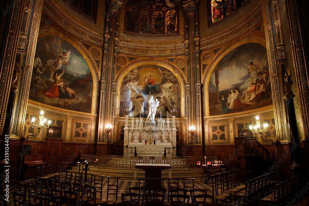 Chapel in Saint-Eustache church, Paris