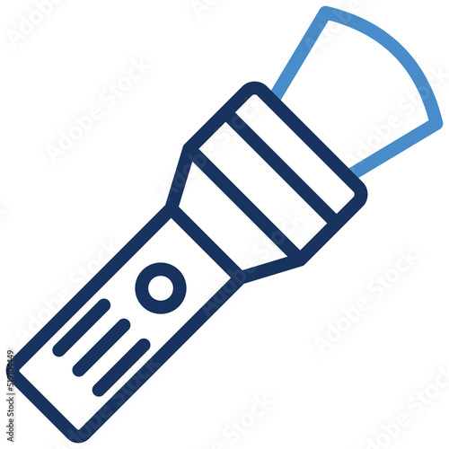 torch light Vector icon which is suitable for commercial work

