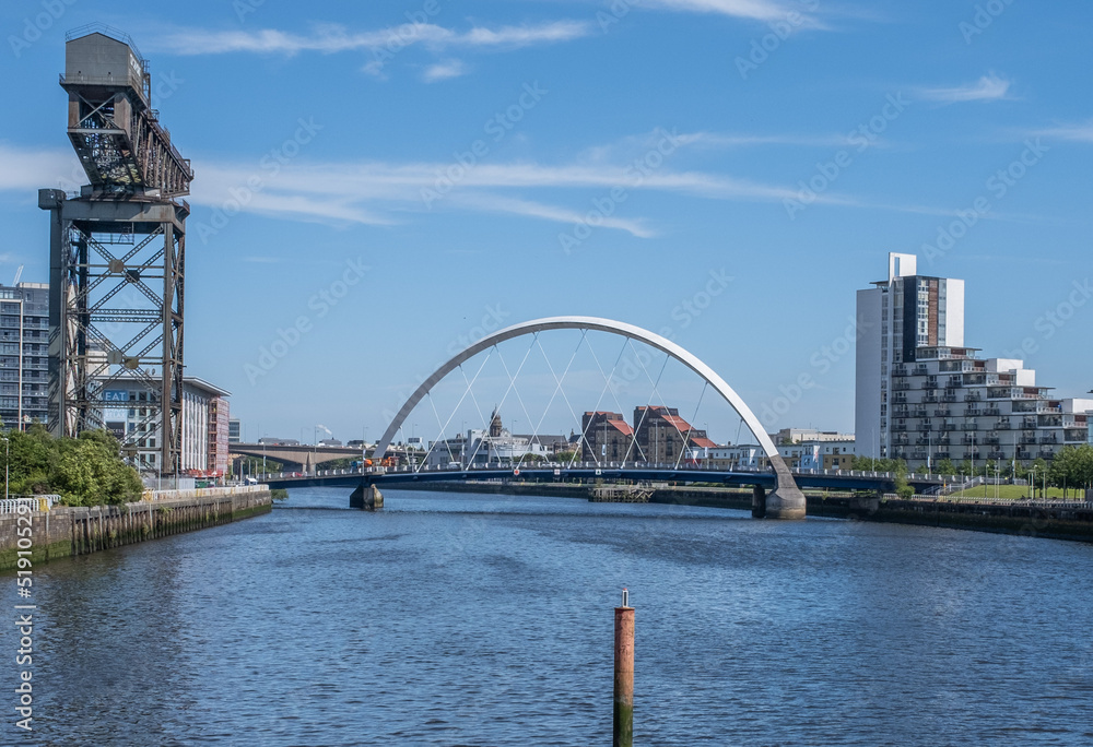 Fototapeta premium Glasgow - Squinty Bridge