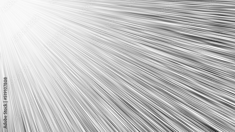 Obraz premium 集中線（角_黒）の背景のイラスト