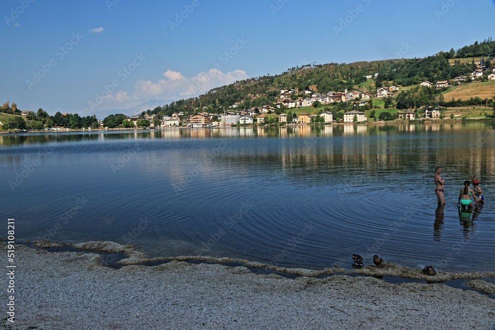 Serraia lake near Trento in Northern Italy