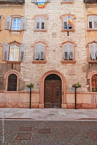 Trento downtown in Northern Italy