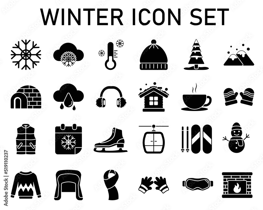 WINTER ICON SET WINTER ICON SET
