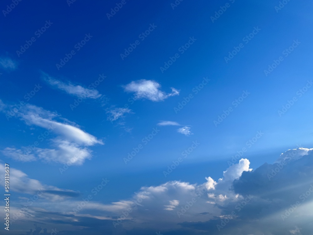 Blue sky with tender cloud, heaven background Blue sky with tender cloud, heaven background