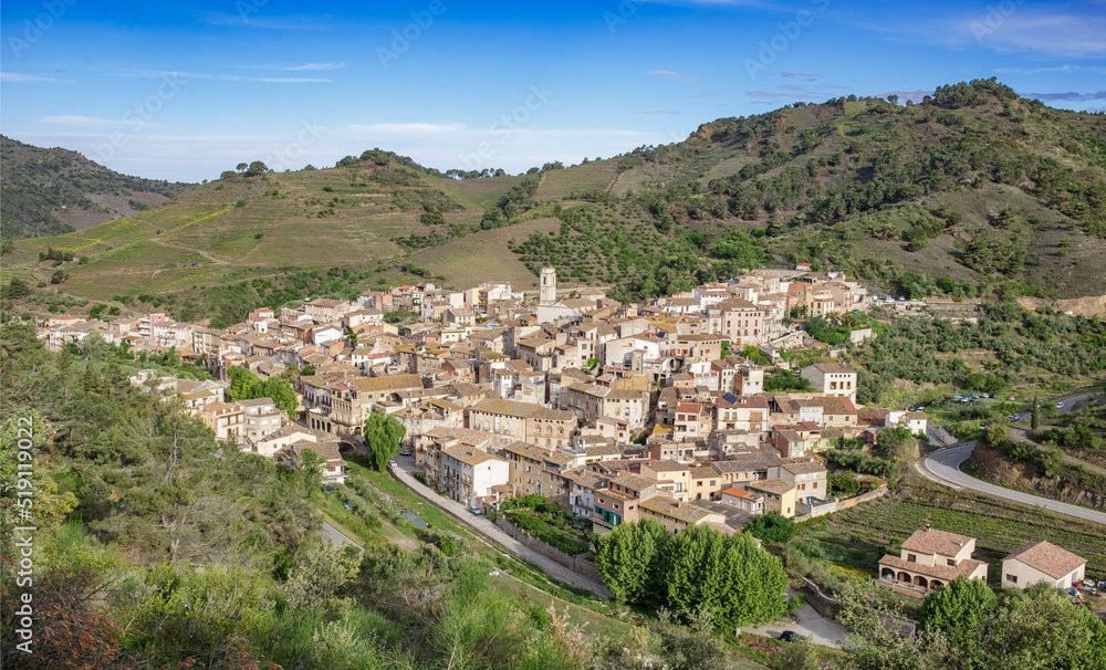 Views of Porrera village in Priorat area, Catalonia, Spain