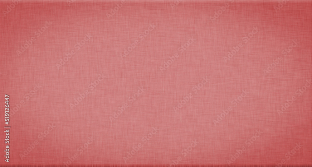 Fototapeta premium Red natural cotton linen textile texture background square