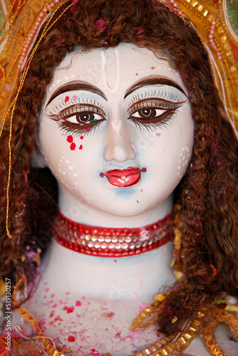 Hindu goddess Radha statue