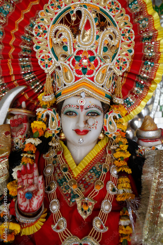 Statue of goddess Durga