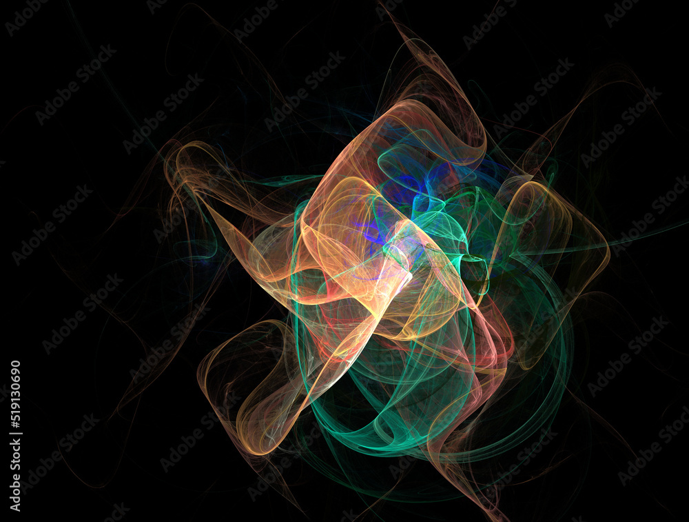 Imaginatory fractal abstract background Image