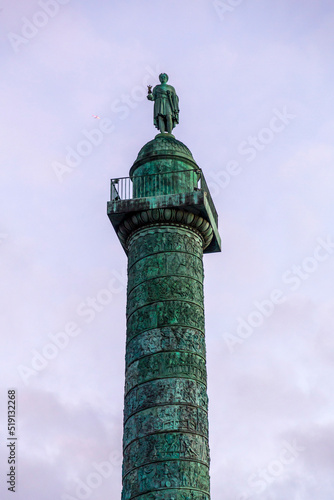 The Place Vendome in Paris,...