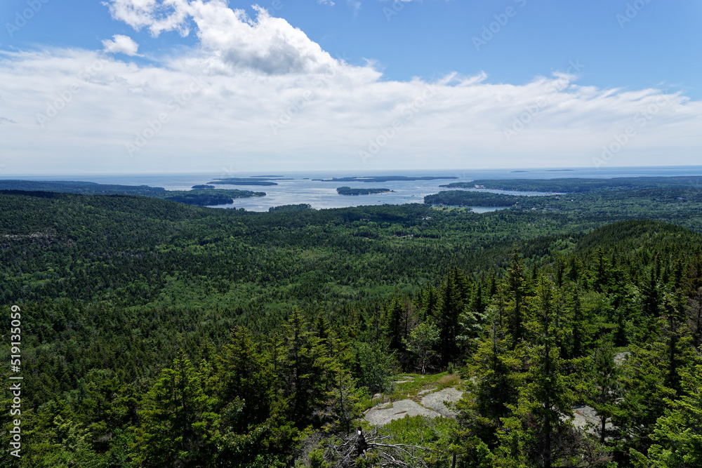 Fototapeta premium view from the top of the mountain