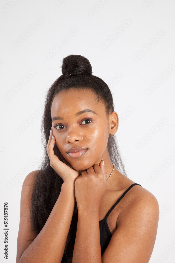 Lovely woman looking thoughtful Lovely woman looking thoughtful