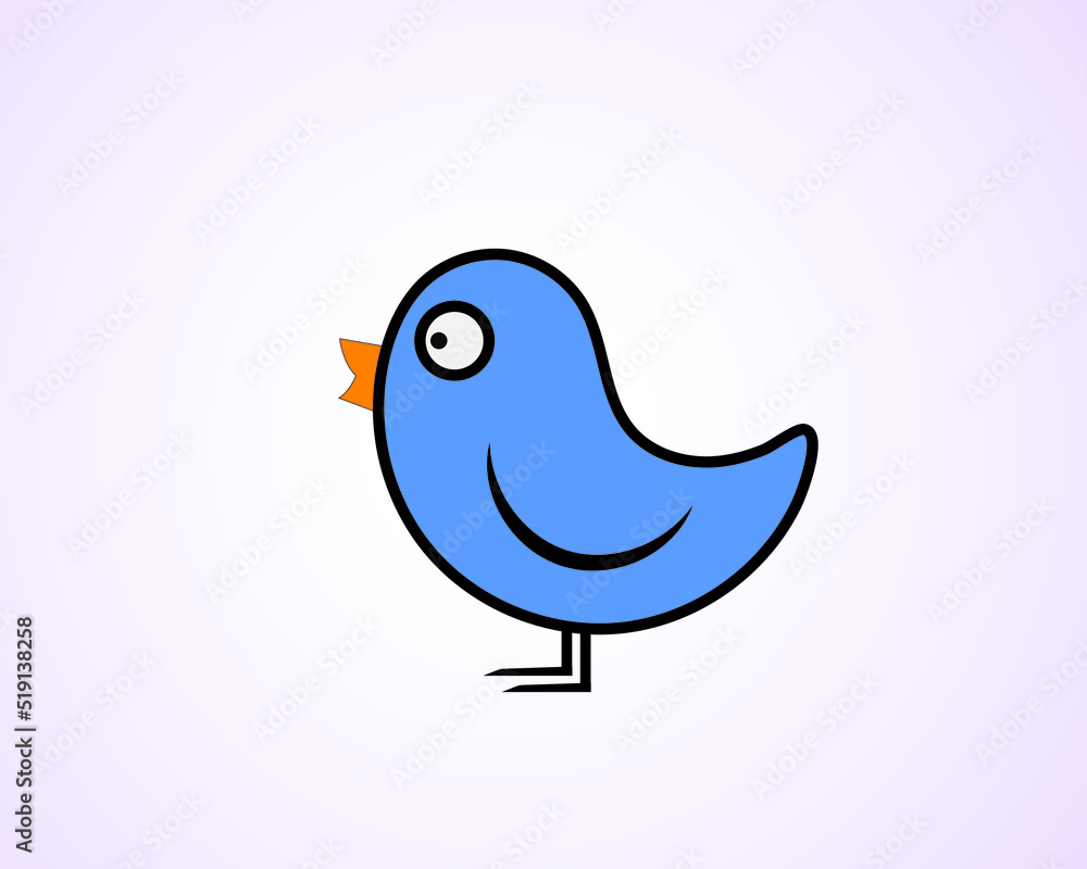 Vector bird icon. Nature and animals. Vector bird icon. Nature and animals.