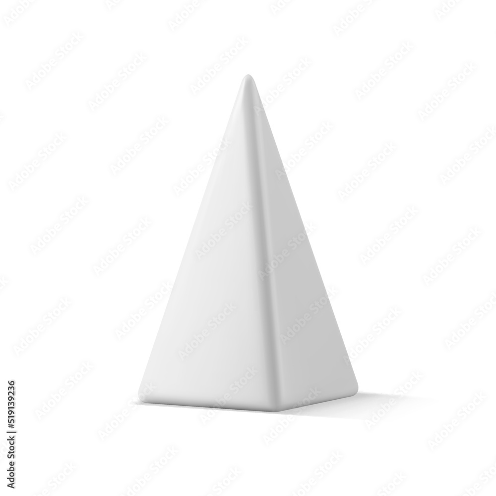 Minimalist shiny glass isometric pyramid elegant shape magic crystal realistic 3d template vector Minimalist shiny glass isometric pyramid elegant shape magic crystal realistic 3d template vector