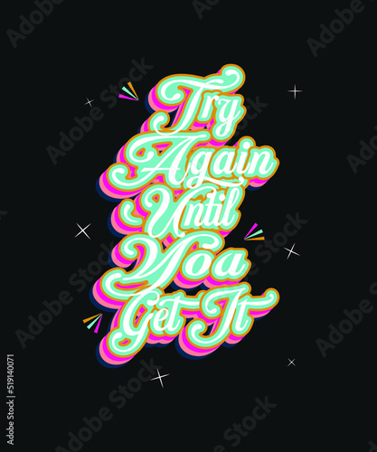 Typography t shirt design in black theme for woman