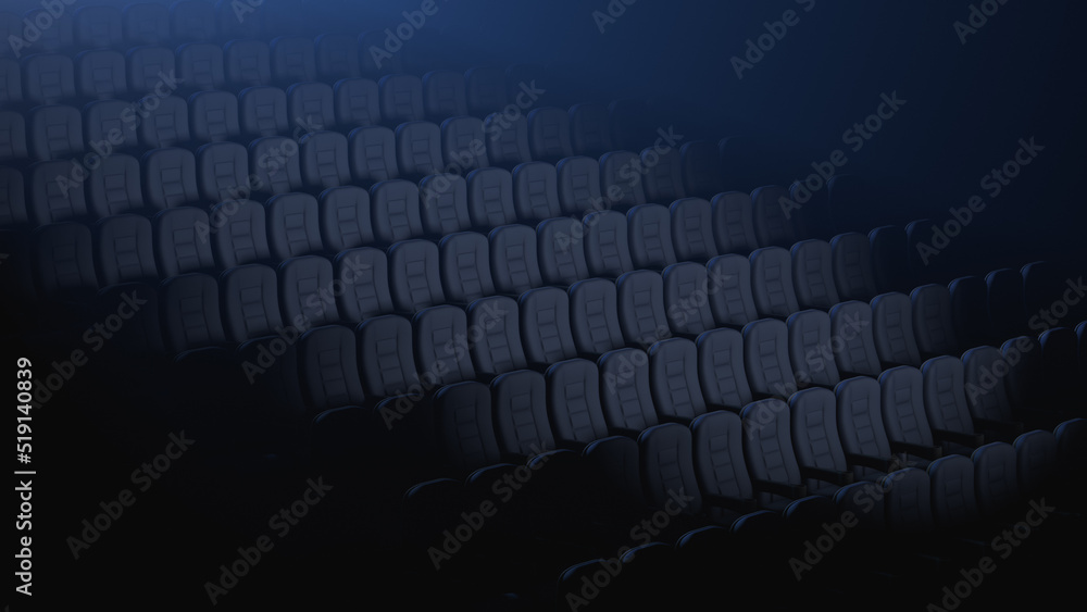Fototapeta premium Empty auditorium. Suitable for background or illustration