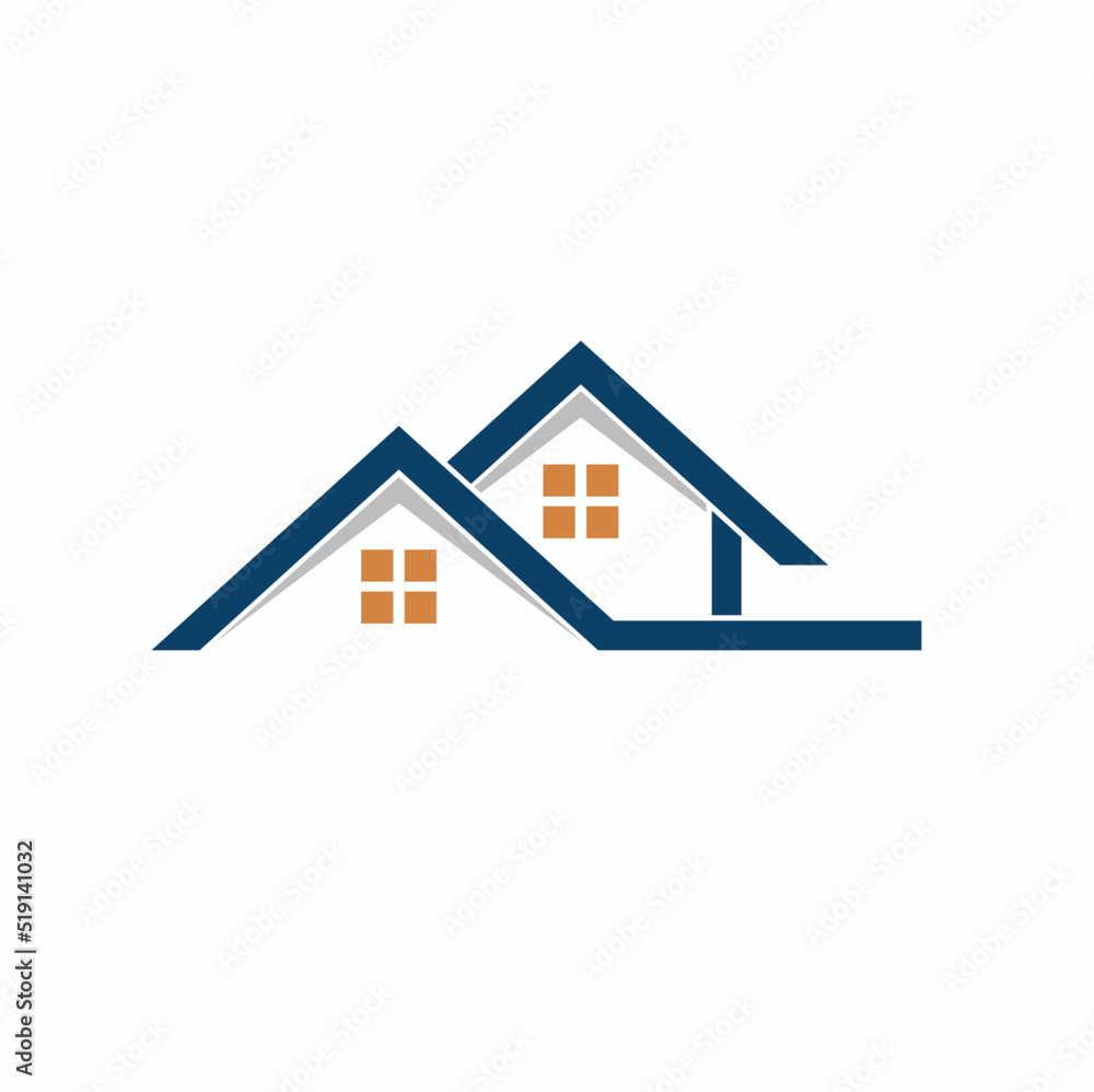 illustration for roofing house service, vector art. illustration for roofing house service, vector art.