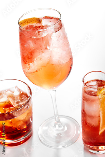 Negroni Spritz cocktail