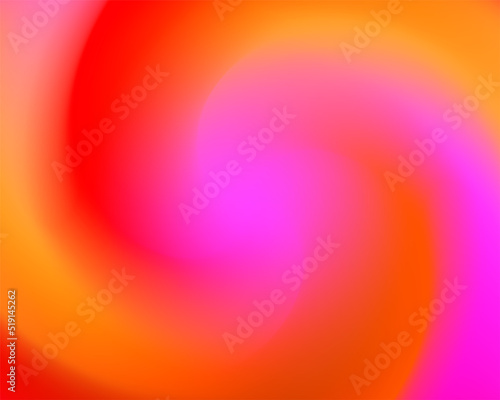 Bright rainbow swirl abstract background. Vector twist wallpaper design. Shiny blur backdrop.