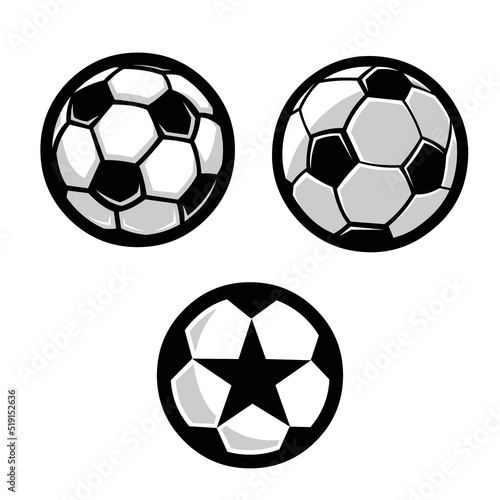 Premium soccer ball vector isolated. Football vector in white background
