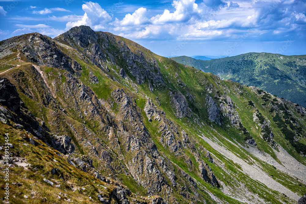Low Tatras National Park, Carpathians, Slovakia. Summer mountain landscape.