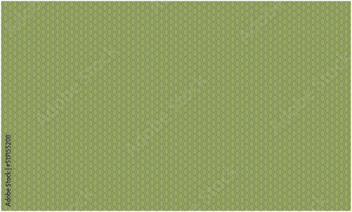 Green oval chain links abstract background vector pattern