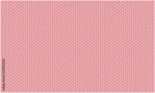 Pink oval chain links abstract background vector pattern