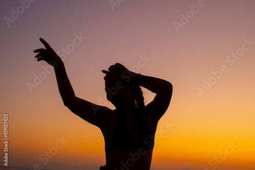 silhouette of a person