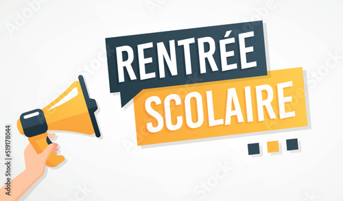 Rentrée scolaire, rentrée des classes.