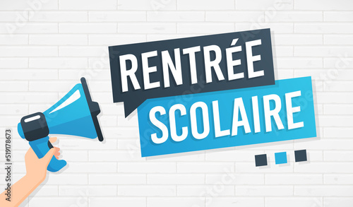 Rentrée scolaire, rentrée des classes.