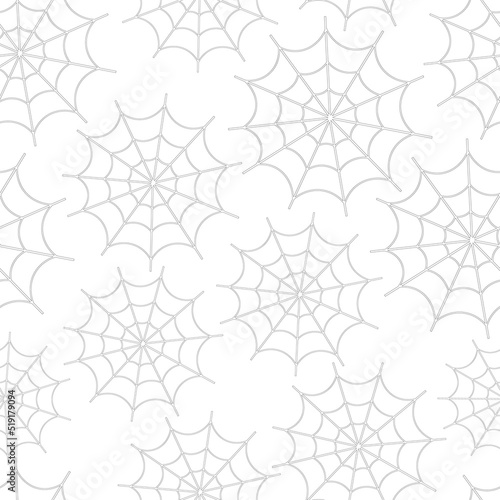 Seamless pattern Halloween with web spider vector illustration