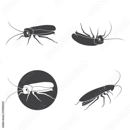 Cockroach logo vector template