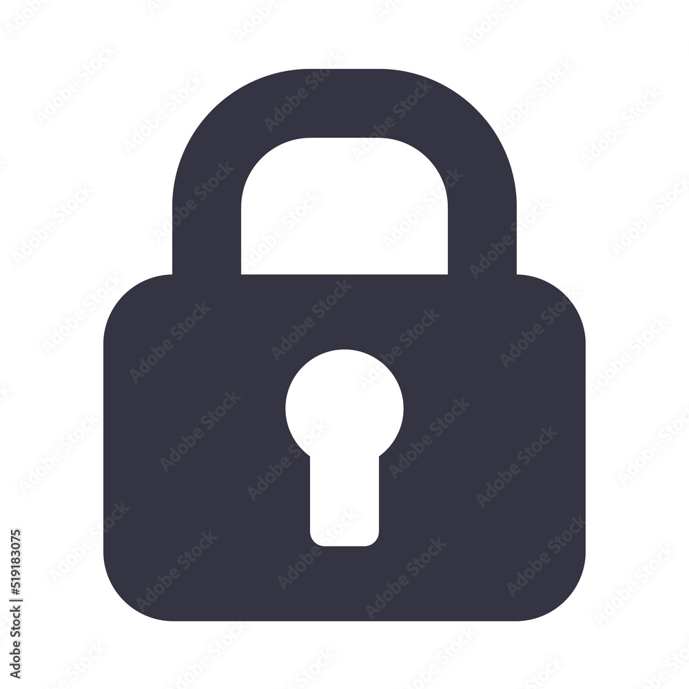 Lock vector icon - Security symbol with key and safe - Protection, safety, unlock, secret, privacy design Lock vector icon - Security symbol with key and safe - Protection, safety, unlock, secret, privacy design