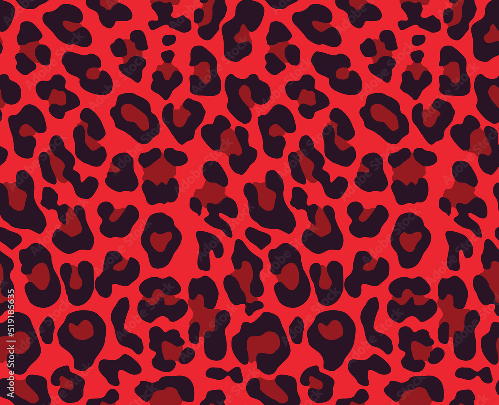 Leopard vector seamless print pink background, trendy design for print clothes, fabrics. Leopard vector seamless print pink background, trendy design for print clothes, fabrics.