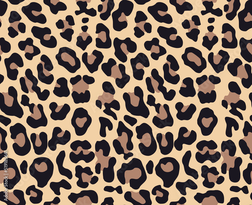  Leopard print seamless leopard pattern leopard spots on textile