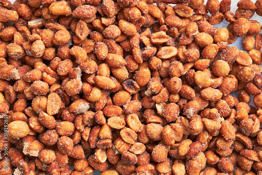 Beautiful honey peanuts image Beautiful honey peanuts image