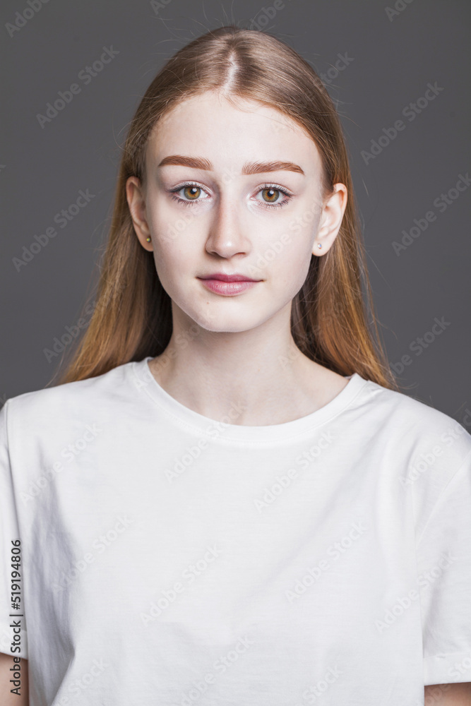 Close up portrait of a young beautiful woman Close up portrait of a young beautiful woman
