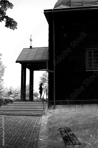 greek catholic 19 century church in Liski, Poland photo