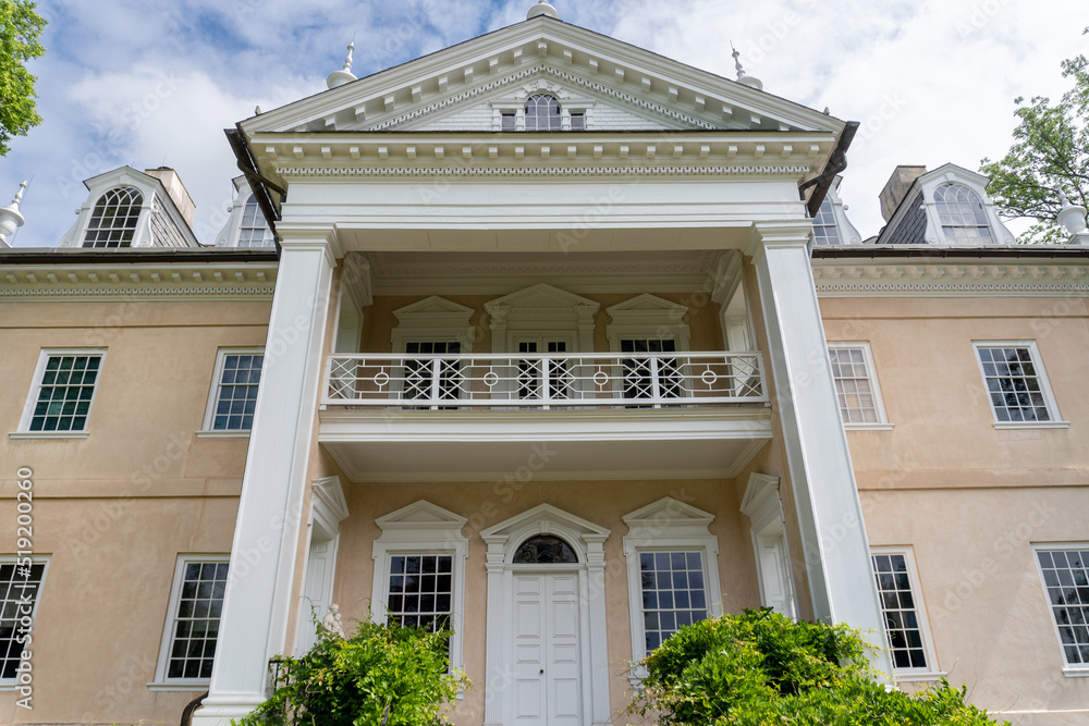 Hampton National Historic Site in Towson, Maryland. Hampton Mansion, a