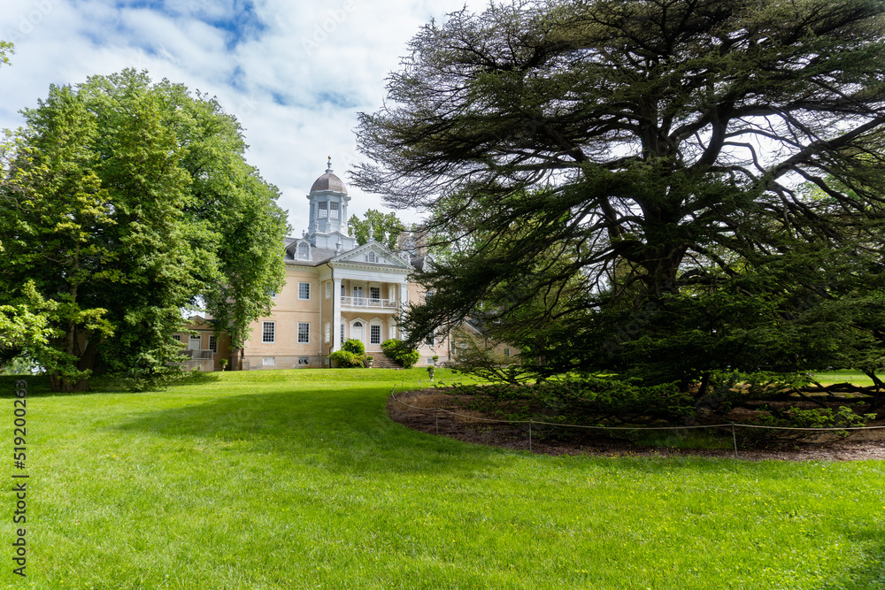 Hampton National Historic Site in Towson, Maryland. Hampton Mansion, a