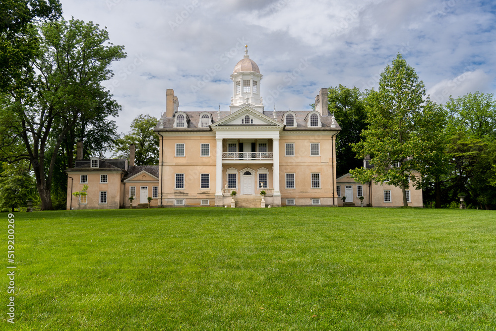Hampton National Historic Site in Towson, Maryland. Hampton Mansion, a