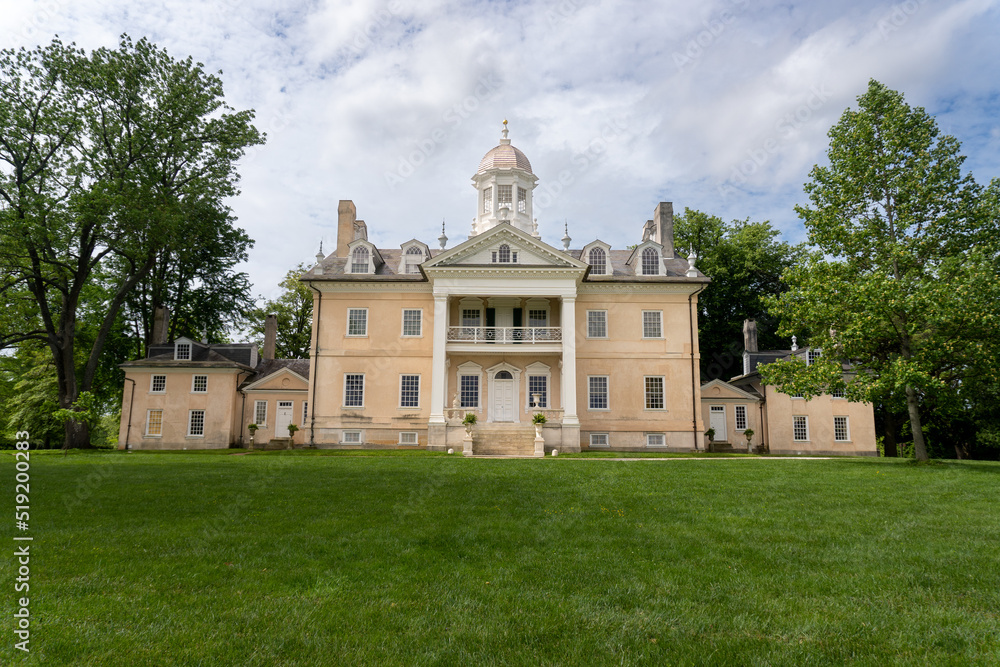 Hampton National Historic Site in Towson, Maryland. Hampton Mansion, a