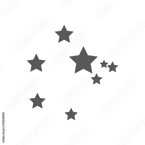 Star icon Template vector illustration design