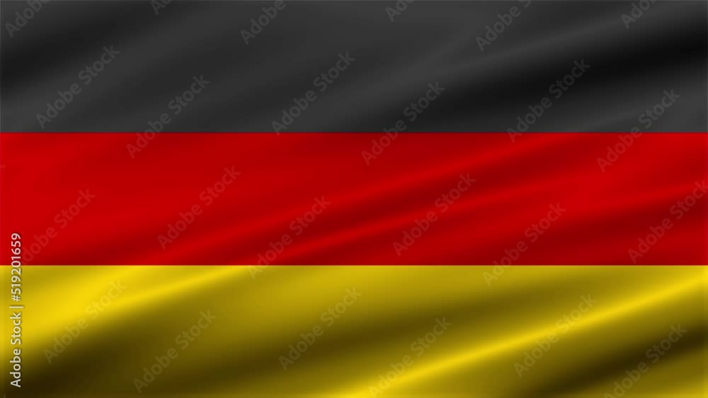 Texture background with a waving flag of Germany. Flag video for design and advertising. 3D-Illustration. 3D-rendering Texture background with a waving flag of Germany. Flag video for design and advertising. 3D-Illustration. 3D-rendering
