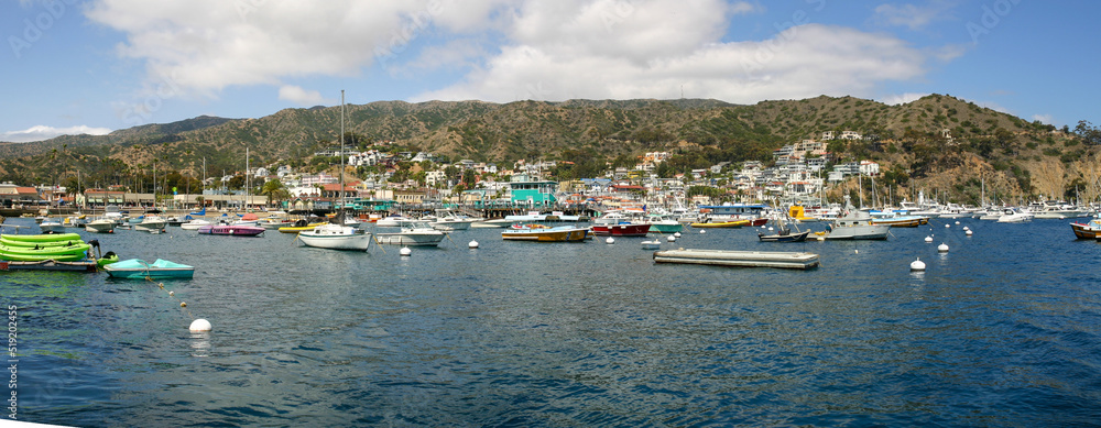 Avalon, Catalina Island, Looking at the Pleasure Pier from Across the Bay
