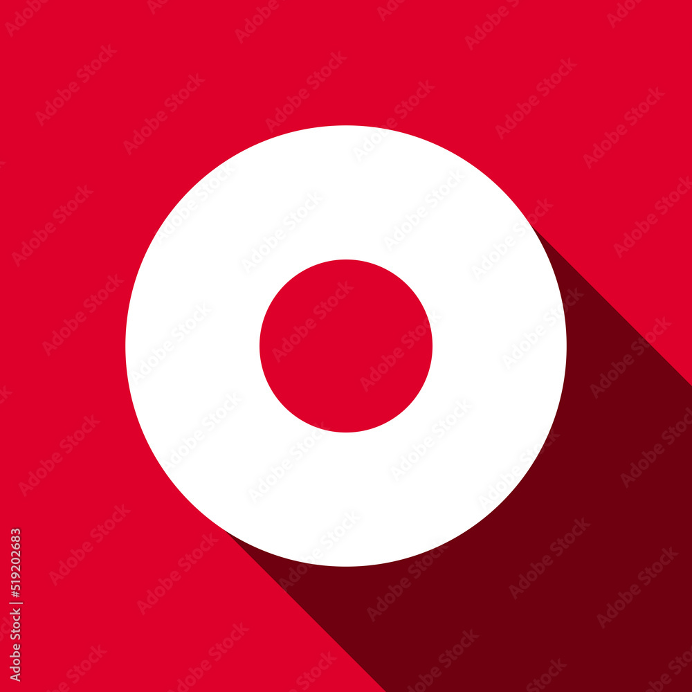 Country Japan. Japan flag. Vector illustration. Country Japan. Japan flag. Vector illustration.