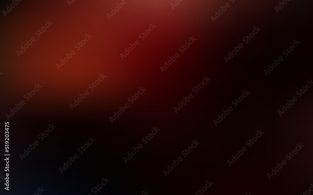 Dark red vector abstract blur layout.