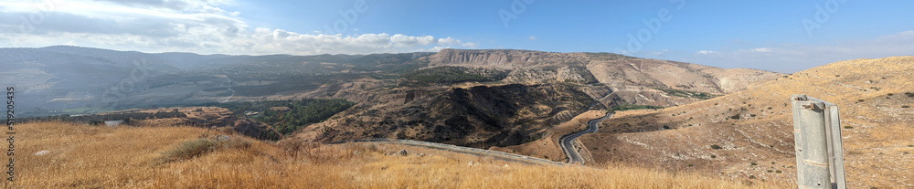 Israel, Golan Heights and the Sea of Galilee