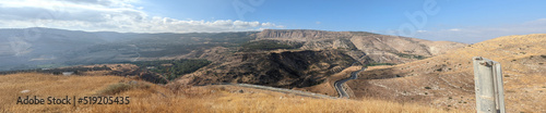 Israel, Golan Heights and the Sea of Galilee