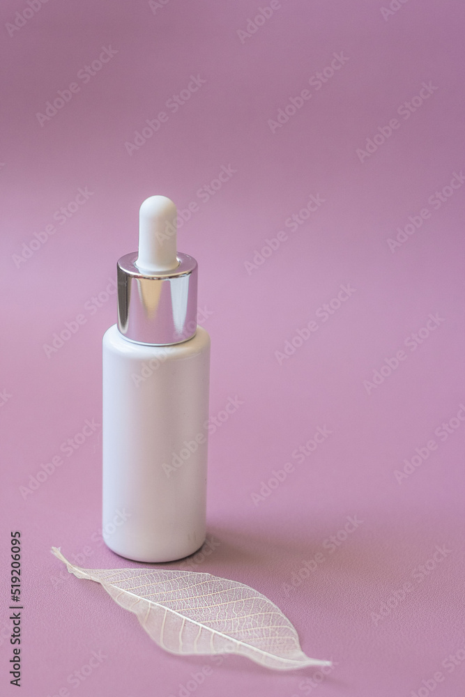 packaging for cosmetics on a pink background packaging for cosmetics on a pink background
